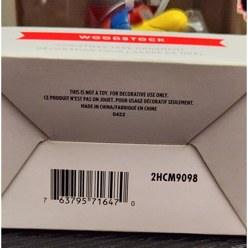 NEW Hallmark Peanuts‎ Woodstock Skiing 2022 Ornament Christmas - Picture 4 of 4